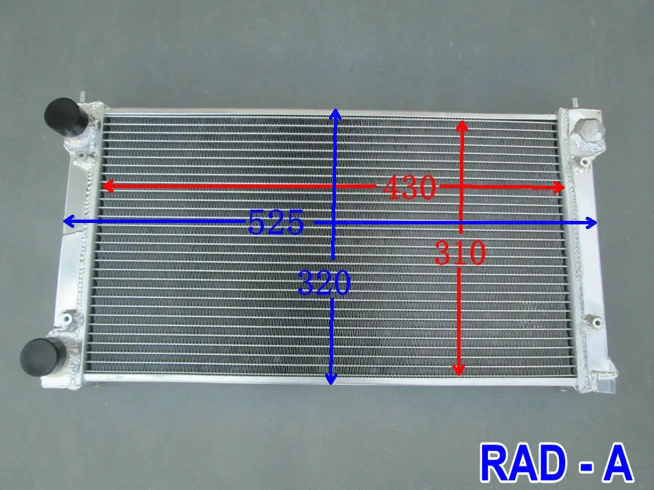 Новый радиатор из алюминиевого сплава для VW GOLF MK1/2 GTI/SCIROCCO 1 6 8 8V MT|radiator aluminium|radiator vw