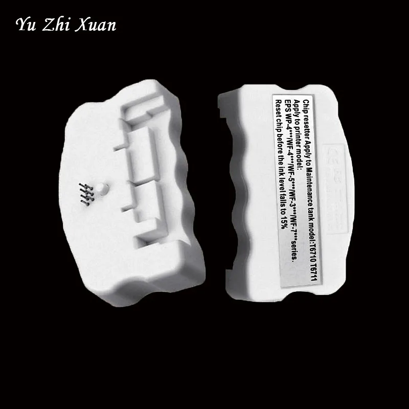 T6710 T6711 WP чип resetter для Epson WF 2010 2510 2520 2521 2530 2531 2540 2541 2630 3641 мусорный бак | Компьютеры и