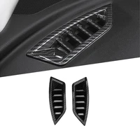 for subaru forester sk 2018 2019 abs matte carbon fiber style interior upper air vent outlet sticker 2pcs accessories