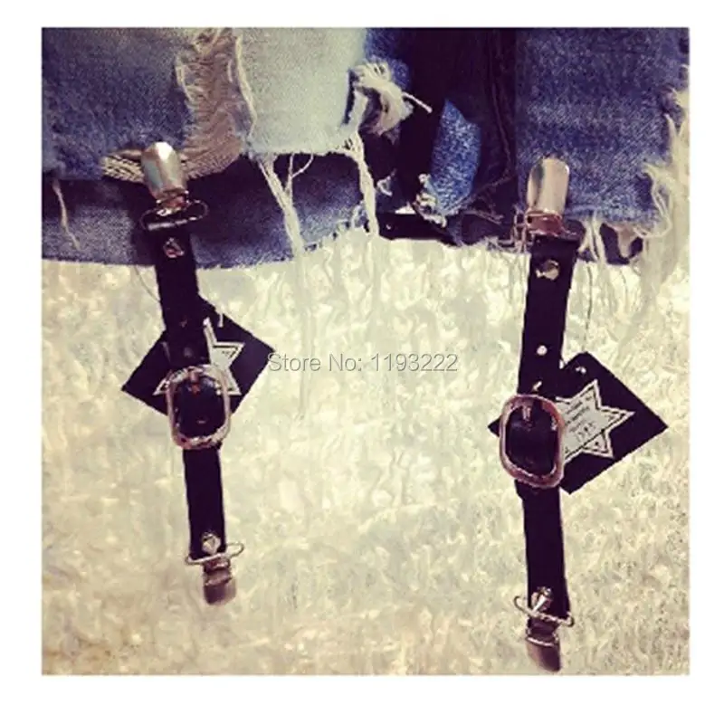 Оптовая продажа 2 шт./лот подвязки для ног из искусственной кожи ручной работы в