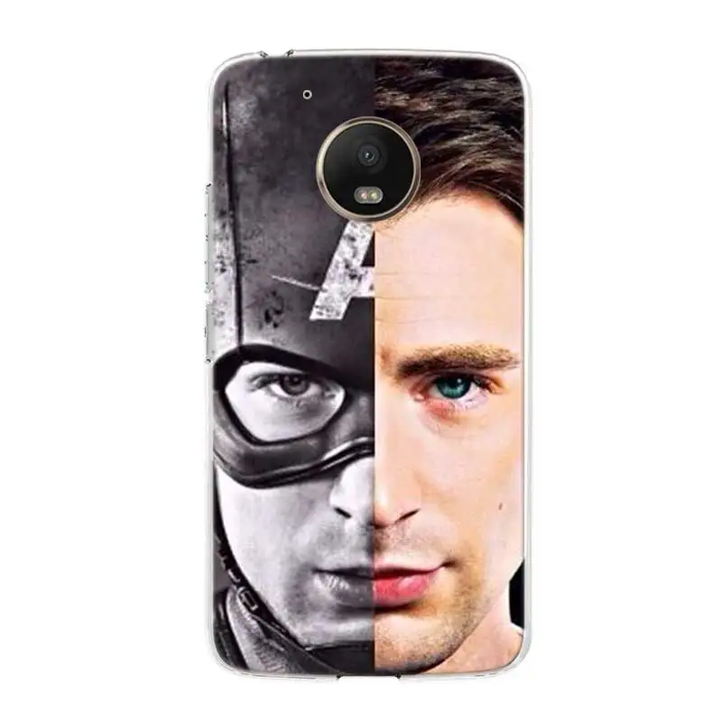 Chris Evans Avengers Silicone Hull Shell Back Case For Motorola MOTO G7 G5 G5S G6 E4 E5 Plus G4 Play Riverdale Cover |