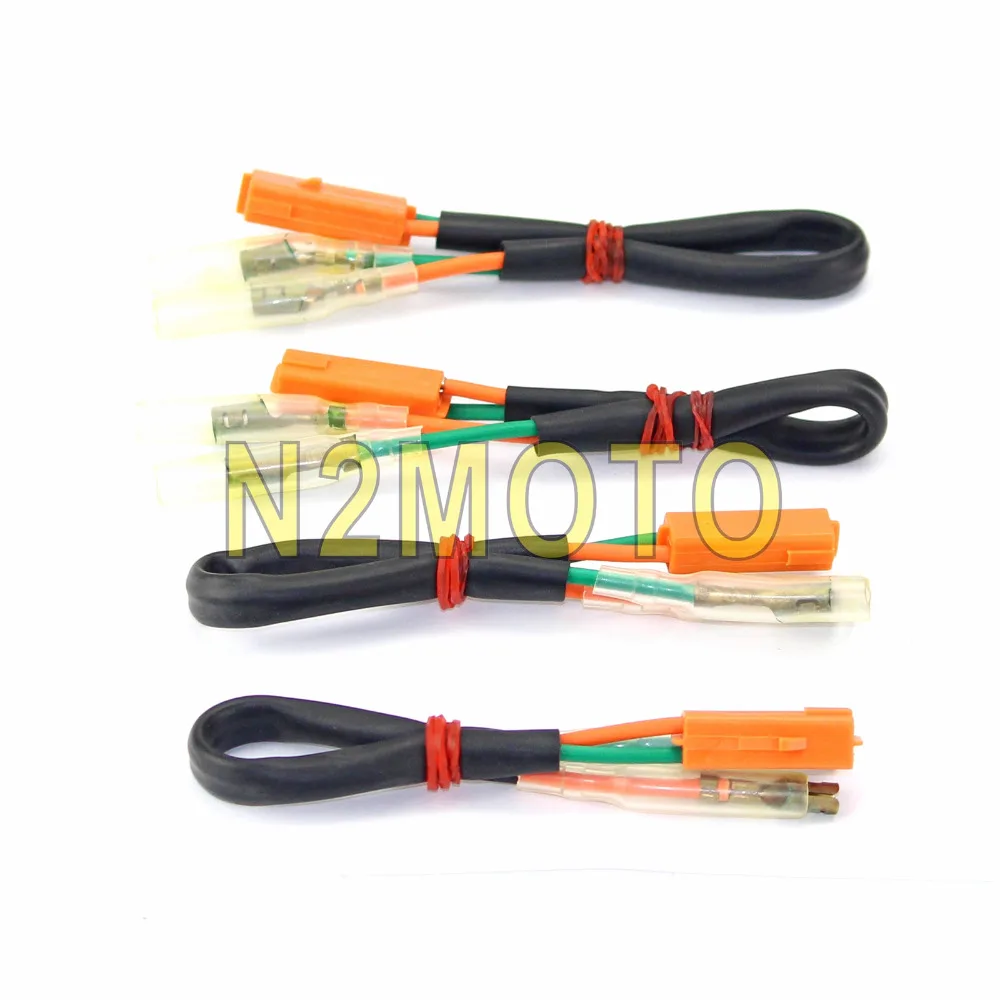 Переходник для сигнала поворота 4 шт. Kawasaki Ninja ZX 6R 9R 10R 12R 250 300 600 650 750 ZZR ZR EX ER|connector
