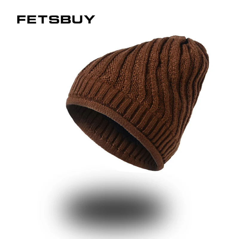 FETSBUY зимние шапки шерстяные шапочки с шарфами Балаклава маска Gorras Skullies зимняя