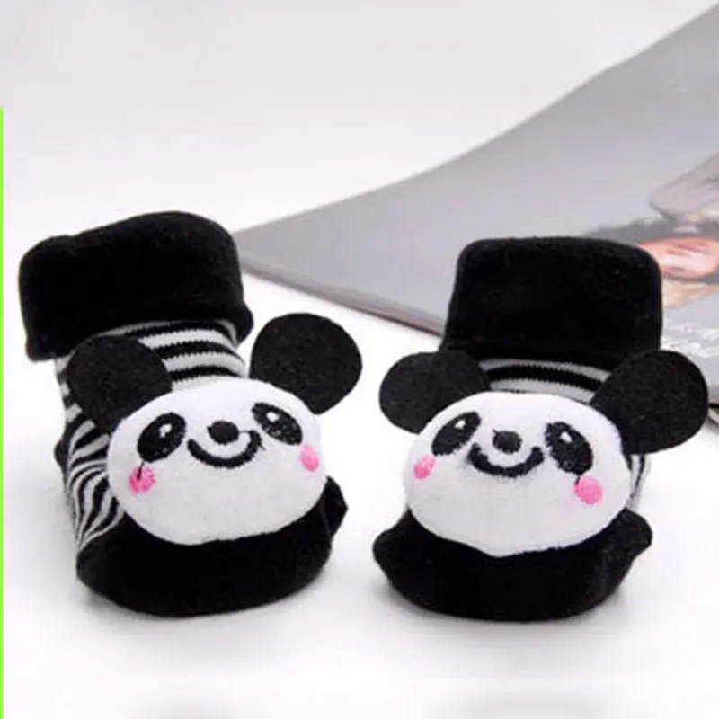 Cartoon Slipper Cute Anti Slip Cotton Toddler Baby Socks Shoes 0-18month