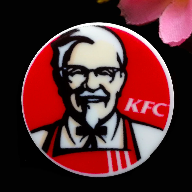 40 шт./лот 30 мм фаст-фуд плоское украшение из смолы плоская спина Кабошон