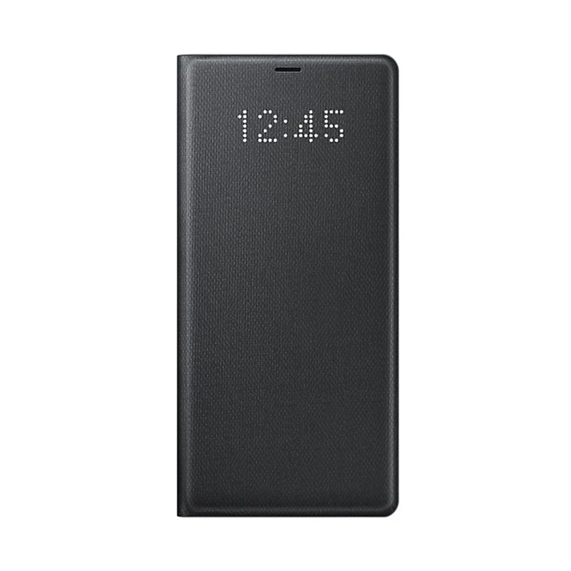Для samsung Galaxy Note 8 Note8 светодиодный вид Чехол с клапаном чехол противоударный