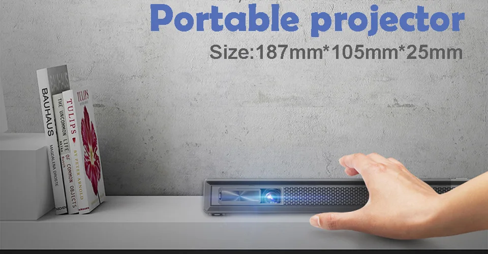 WZATCO T5 HD 4K реальный 3D DLP проектор батарея с зумом, авто Keystone, Android 6,0 WiFi светодиодный Smart Proyector Bluetooth Airplay