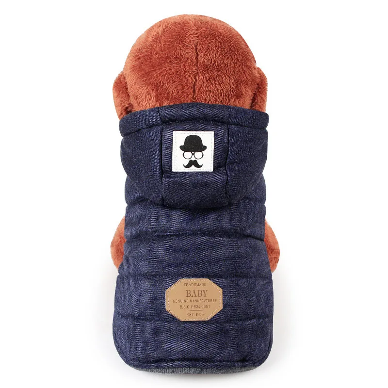 Одежда для домашних животных куртка и пальто собак теплое зимнее пуховое щенков