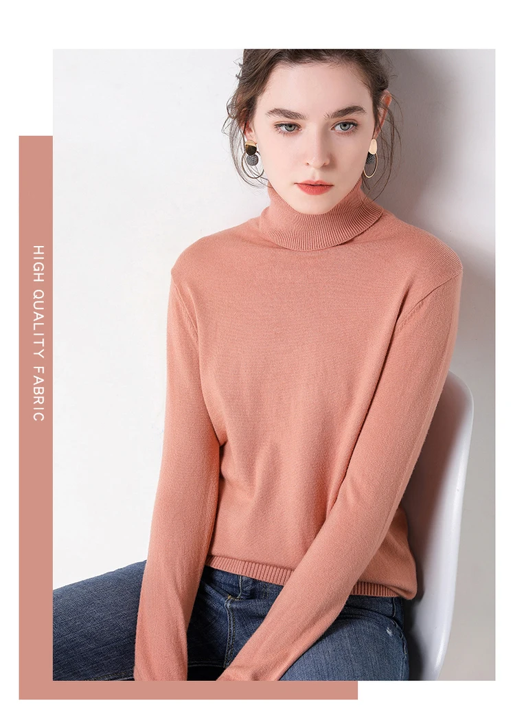 Autumn Winter sweater women turtleneck cashmere sweater knitted pullover women sweter fashion sweaters new Plus Size tops