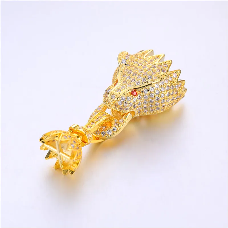 Хит, голова животного, Bijoux, циркон, пантера, плавающие амулеты для браслетов и ожерелья, большие микро медные застежки, ювелирные изделия Berloque