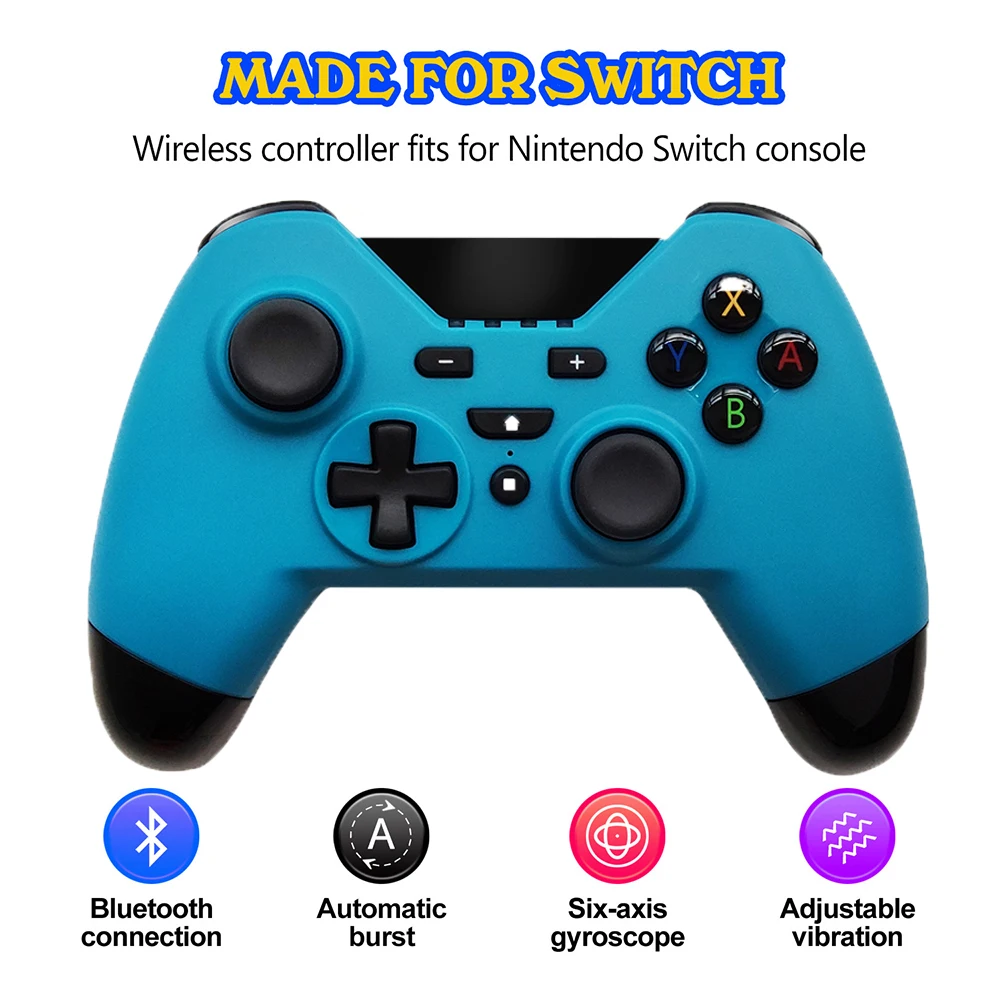 WUIYBN беспроводной Bluetooth NS Switch контроллер Pro Joypad для nintendo переключатель игровая консоль, геймпад джойстик