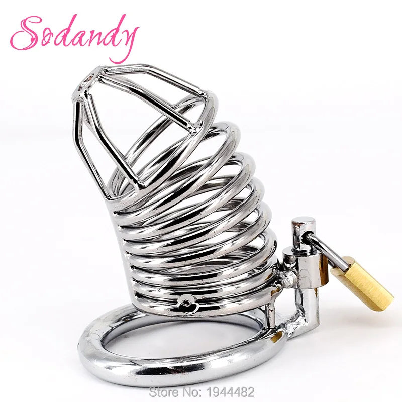 Мужские устройства целомудрия SODANDY металлическая клетка на член мужское