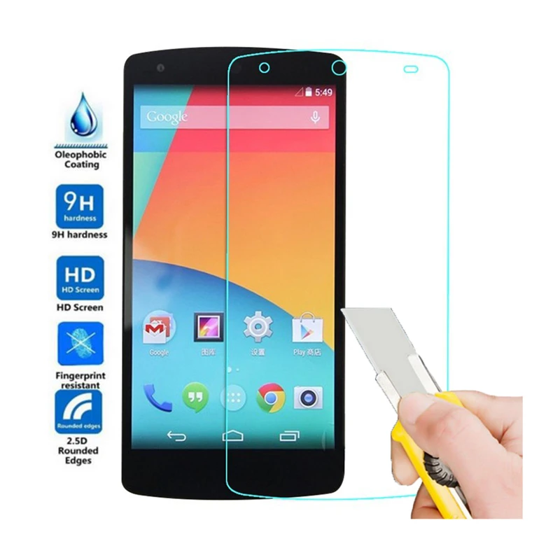 Для LG Nexus 5 стекло 0 26 мм защитное закаленное для Google D820 D821 Nexus5 Защитная пленка