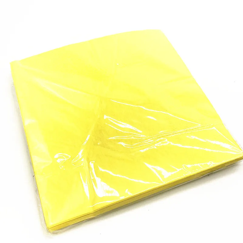 20 шт./лот оранжевые салфетки на тему дня рождения свадебные вечерние украшения