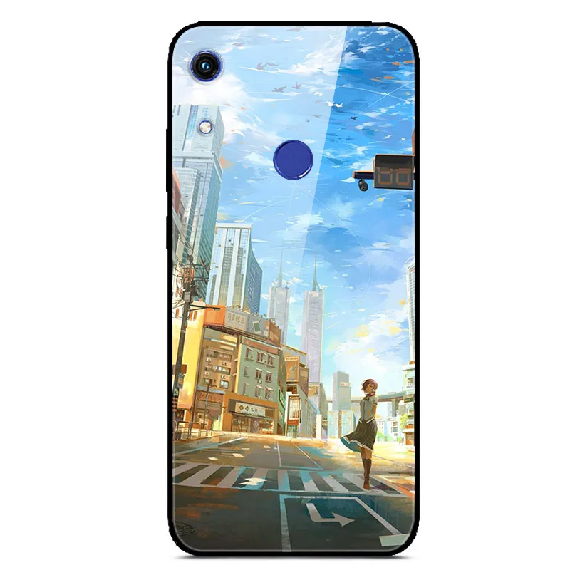 Чехол для huawei Honor 8A, чехол из закаленного стекла, мягкий бампер с принтом, чехол для huawei Honor 8A Pro JAT-LX1 Honor 8A 8 A, чехол для телефона - Цвет: 19