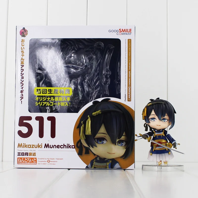 4 "10 di Alta Touken On-Line #511 дель ПВХ рис Giocattoli Mikazuki Munechika ди modello per bambini Brinquedos | Игрушки и