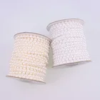 Искусственные жемчужные бусины, полукруглые, цвета слоновой кости, 8 мм, 20 мрулон