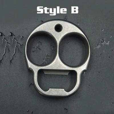 STYLEB TiTo EDC титановый сплав многоцелевой ET форма с инопланетянами открывалка для бутылок ручные игрушки инструменты метеорит инструменты для наружного применения титановый Спиннер - Цвет: STYLEB