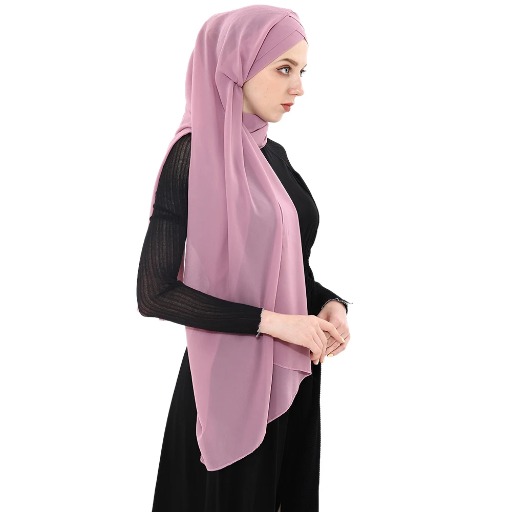 Мусульманский хиджаб малайзийский турецкий стиль модный мусульманский 2019 |