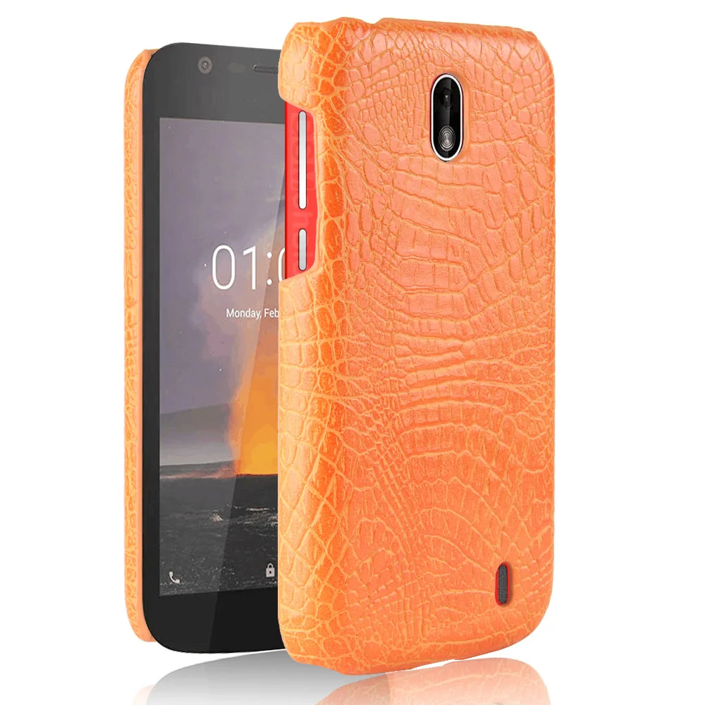 Чехол из крокодиловой кожи для NoKia 1 Роскошный чехол с рисунком противоударный