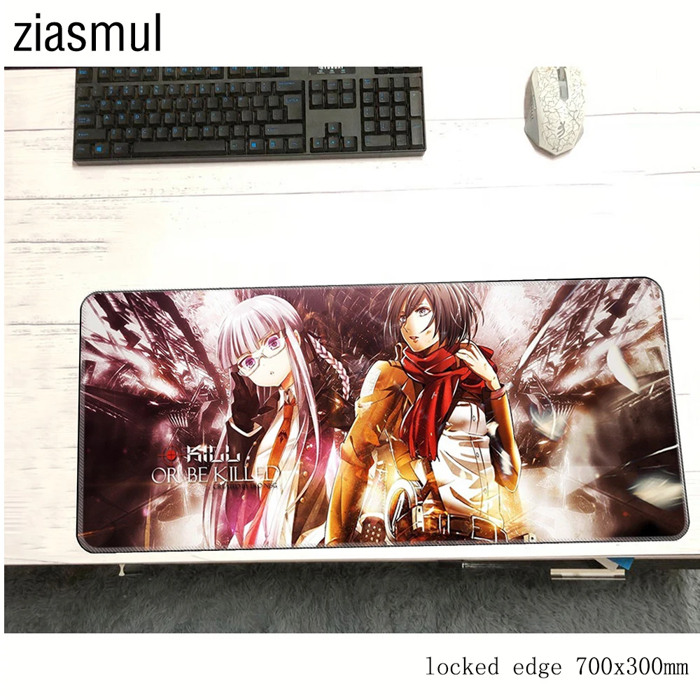 Коврик для мыши attack on titan 700x300 мм коврик notbook компьютерный locrkand игровой геймерский
