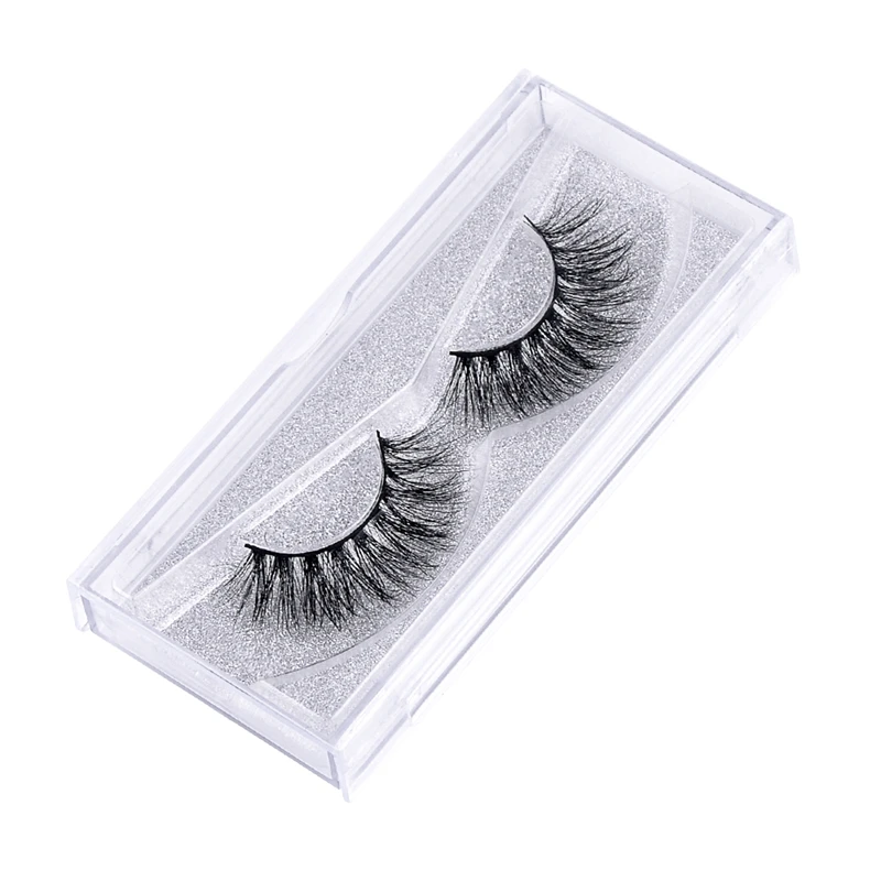 Shine-tale 2 Pairs Mink Eyelashes 1 Magnetic &amp Glue Lashes Natural Long 3D False Eyelash | Красота и здоровье