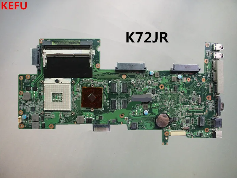 KEFU материнская плата для ноутбука Asus K72JR K72JK K72JU K72JT основная плата HM55 DDR3 видеокарта протестированная хорошая