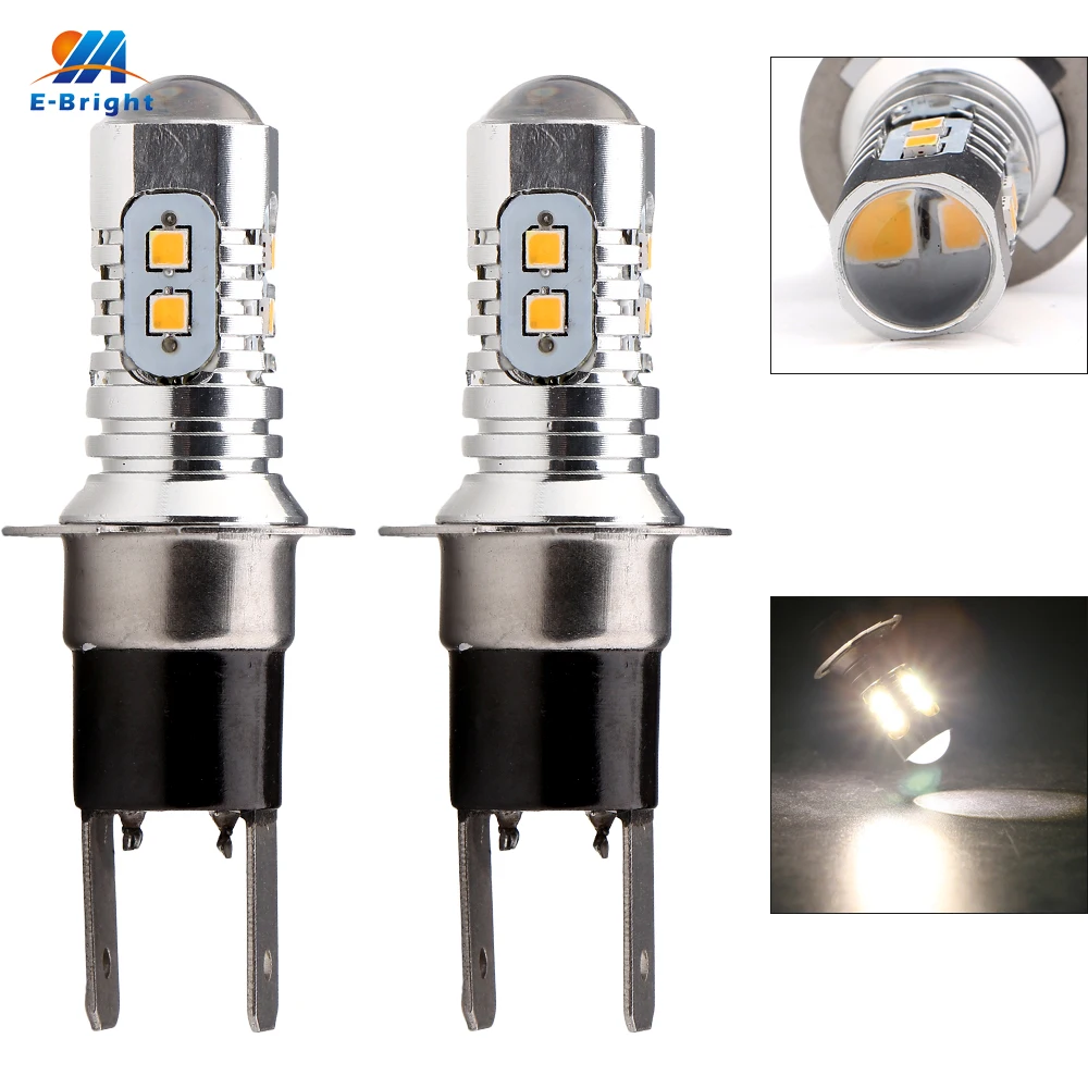2 шт. H3C 2323 10 SMD 12V 24V светодиодный 800LM Автомобильные фары противотуманные лампы фар