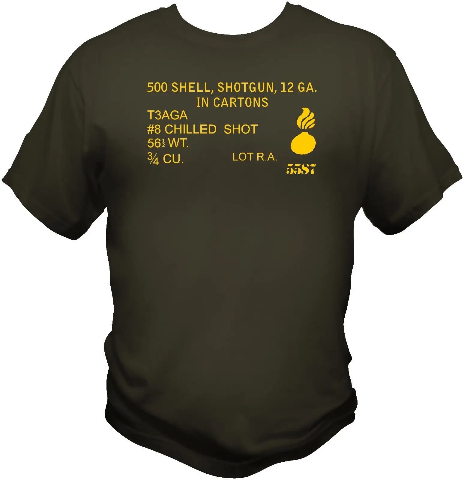 

2019 Summer Hot Sale Men T-shirt Ammo Can T shirt Trench Gun Winchester 1897 Flaming Bomb Buckshot
