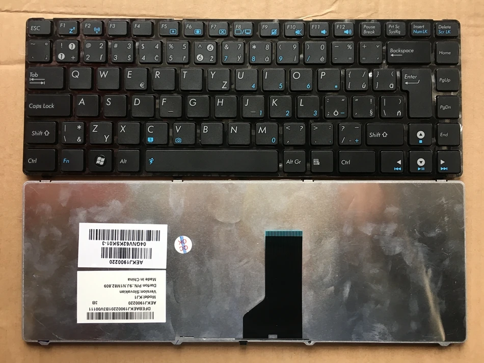 SK Словацкая клавиатура для ASUS A42 A42D A42J A42F K42 K42D K42J K42F K43 K43T X43J Клавиатура ноутбука SL