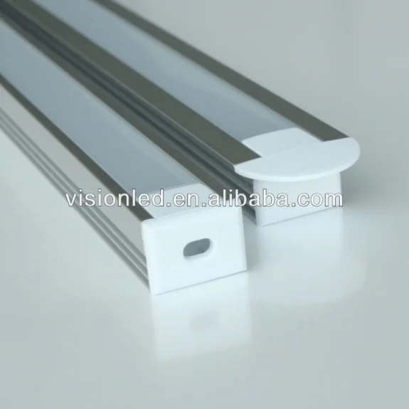 20m (20pcs) a lot 1m per piece led aluminum extrusion profiles with wings for strips clear cover and milky diffuse | Освещение
