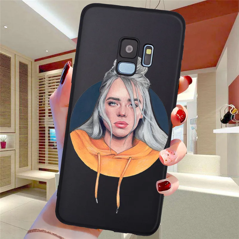 H1803 Billie eilish для Samsung Galaxy S6 S7 край S8 S9 S10 S10e Plus Note 8, 9, 10, A30 A40 A50 A60 A70 M10 M20 чехол для телефона чехол - Цвет: H1803
