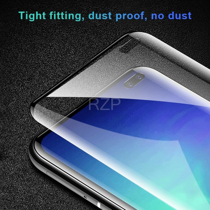 RZP 9D изогнутый полный протектор экрана для Samsung Galaxy S7 edge S8 S9 S10 Plus S10e + TPU пленка (не
