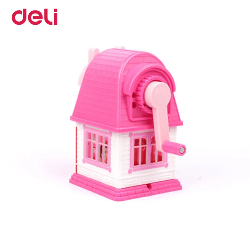 Канцелярские точилка для карандашей Deli брендовая ручная школьные