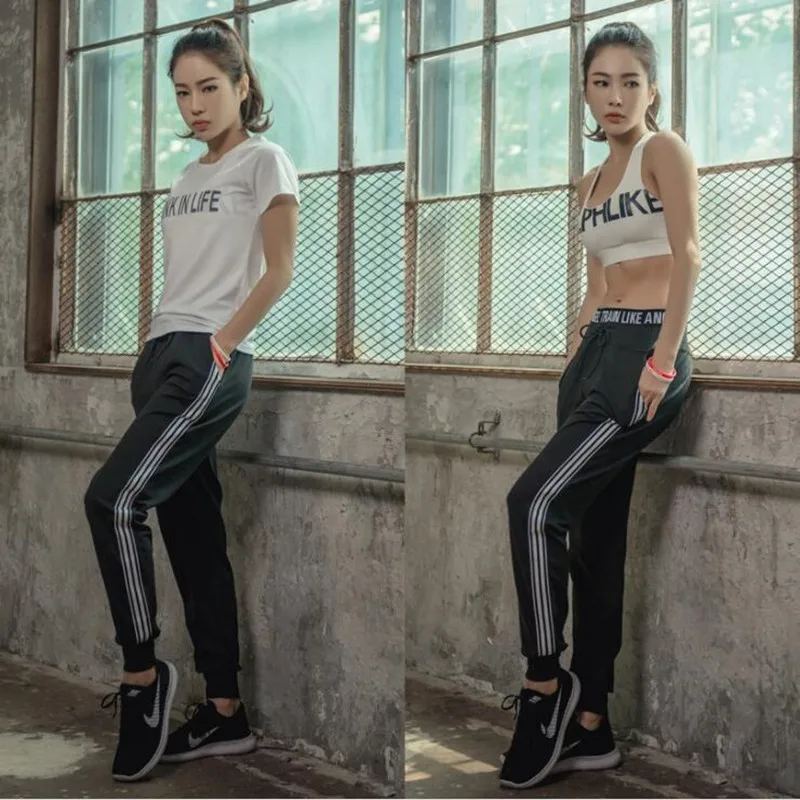 Новый женский набор для йоги бега фитнеса ropa deportiva mujer хлопковый костюм из 3