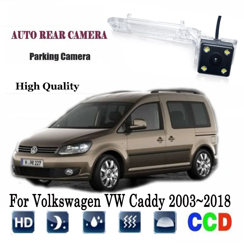 Камера заднего вида для Volkswagen VW Caddy 2003 ~ 2018 CCD камера ночного видения