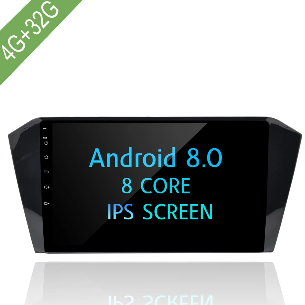 Android 8 0 Автомобильный мультимедийный плеер 4G/32G DVD для VW/Volkswagen Magotan /Passat B8 10 1 &quot2G/32G