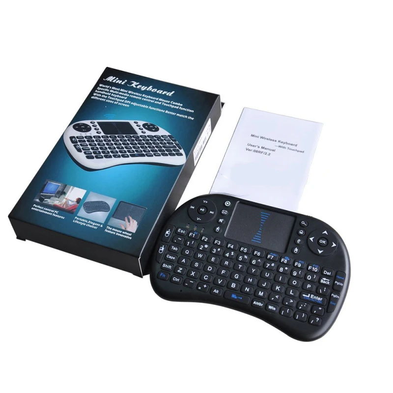 Беспроводная мини-клавиатура 2 4 ГГц клавиатура Air Mouse на английском языке с