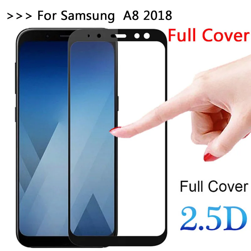 Для samsung A8 2018 A530 A530F 2.5D полное покрытие закаленное Стекло для + плюс A730F/DS SM A730F Экран