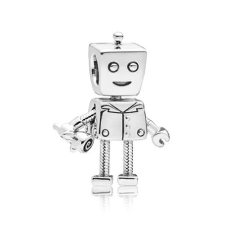 Fit Pandora Браслеты с подвесками браслеты для женщин для изготовления украшений вручную подарок для маленьких мальчиков и девочек кулон из эмалевого сплава Семейные бусины
