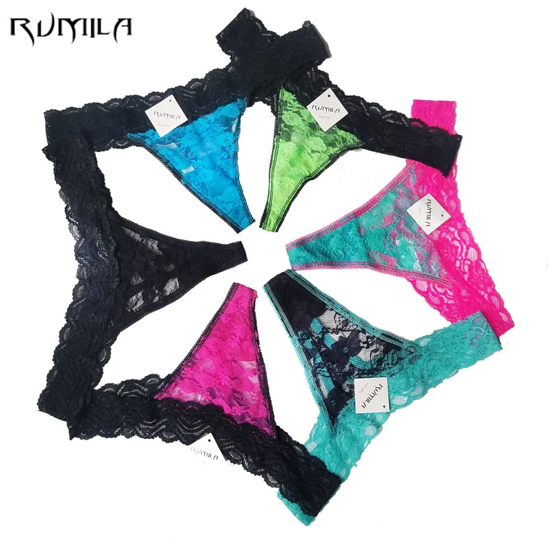Женские кружевные трусики стринги большие размеры XXXL сексуальные нижнее белье