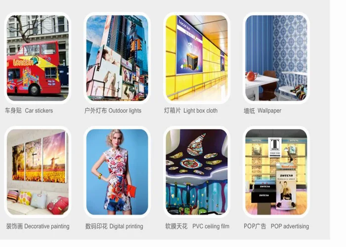 locor Solvent Printing Machine With Double DX5 Original Head /Vinyl .Graphic Paper PP Printing Printer