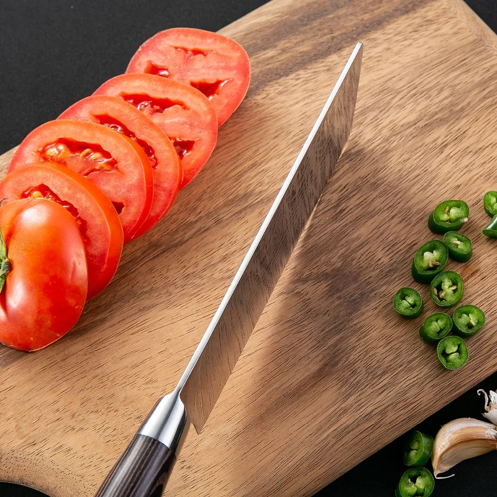 DAOMACHEN 7-дюймовый китайского шеф-повара нож для Разделки мяса мясника овощей Ножи