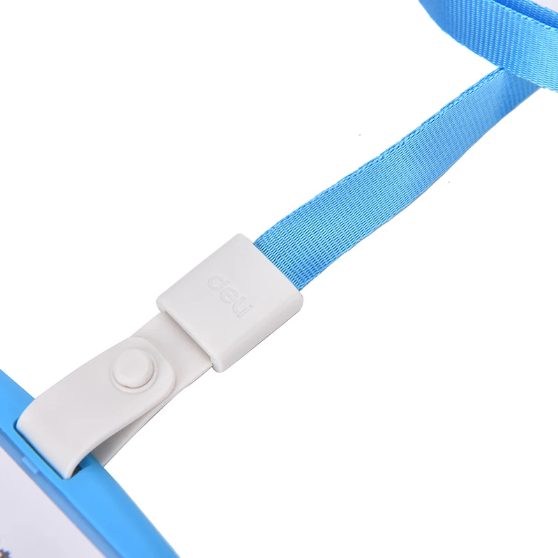 

1PC Plastic Passport Cover With Colorful Nack Lanyard Name Badge Card Case Business Card Holder Card Bag Company Office Supplies
