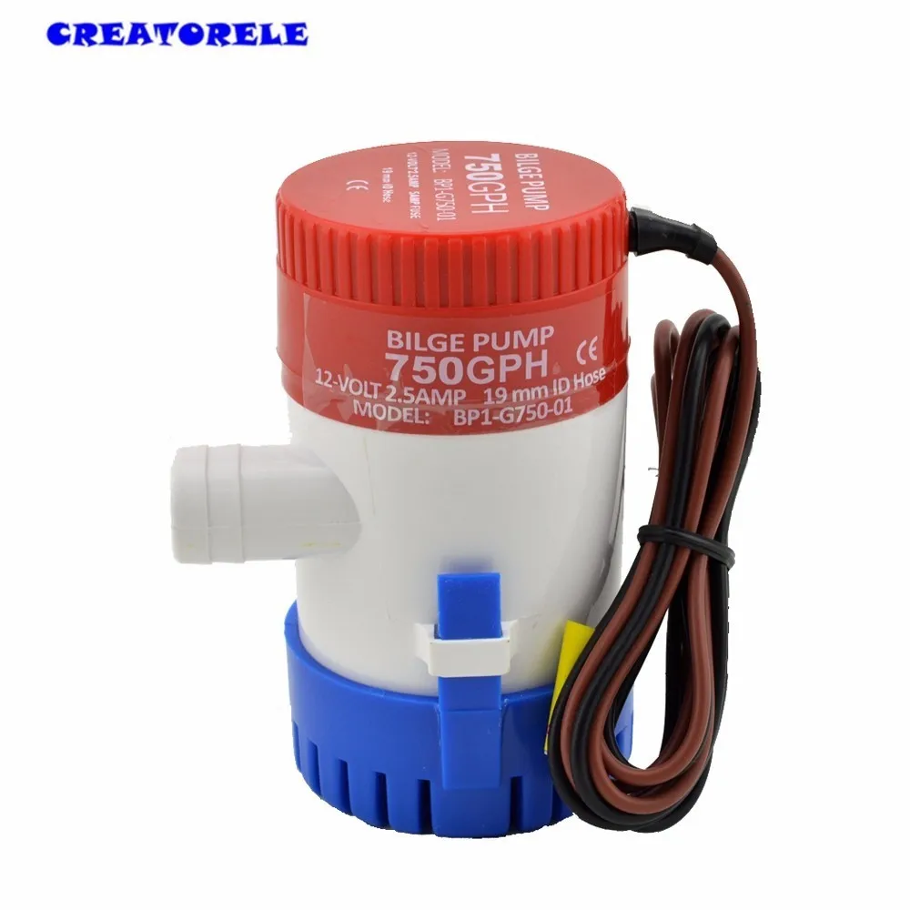 Погружной насос smaII DC 24 в 750 Гал/ч|bilge pump|fountain gardenpool cleaning |