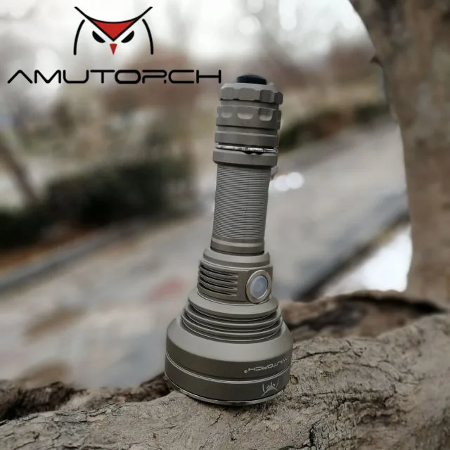 Amutorch новейший TC500 2200LM мощный яркий портативный светодиодный фонарик с переключателем 1*21700 батарея тактический фонарь