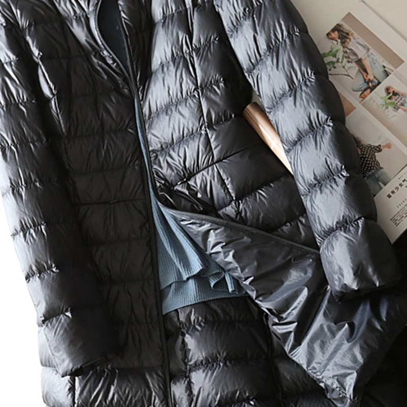 Ватная зимняя куртка женская хлопковая длинная 2020 тонкое Стеганое пальто