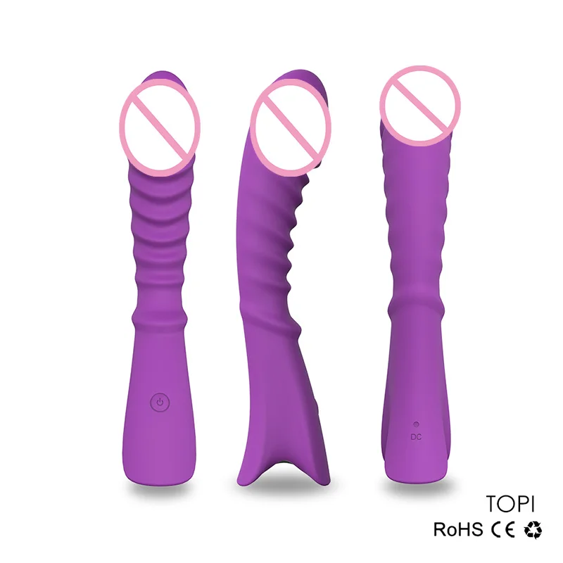 360 градусов Водонепроницаемый 7 скоростей USB Перезаряжаемый AV массажер