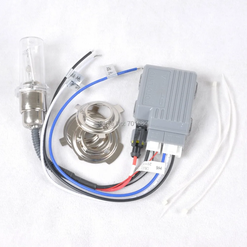 

35W Motorcycle Motorbike Hid Xenon Light Bulb H6 6000K [CPA102]