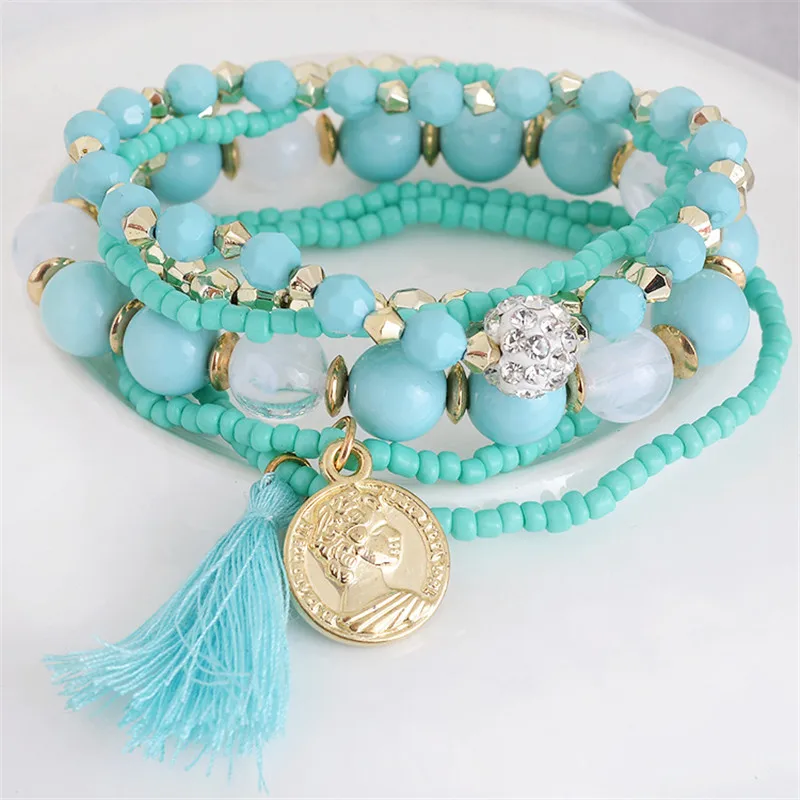 Женский браслет в стиле бохо 6 цветов | Украшения и аксессуары